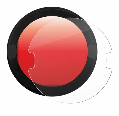 Immagine del dispositivo OOONO P-DISC NO2 con un'ampia varietà di protezioni per lo schermo.