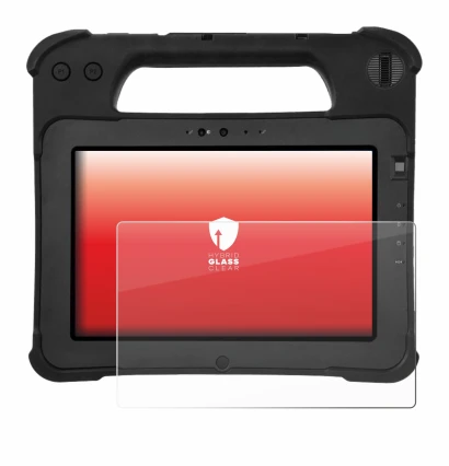 Immagine del dispositivo Zebra XPad L10ax con un'ampia varietà di protezioni per lo schermo.