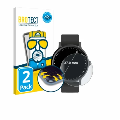 Parte frontale di una confezione del prodotto con il logo del marchio BROTECT. Accanto è raffigurato il dispositivo Orologi (C