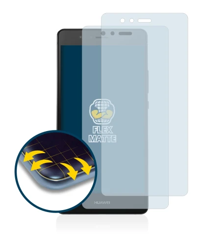 Immagine del dispositivo Huawei P9 con un'ampia varietà di protezioni per lo schermo.