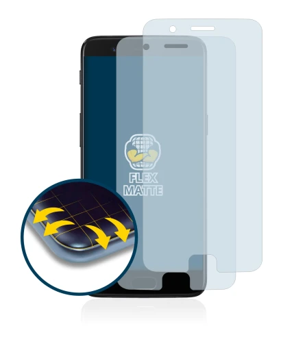 Immagine del dispositivo OnePlus 5 con un'ampia varietà di protezioni per lo schermo.