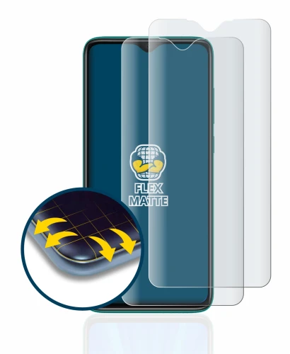Immagine del dispositivo Xiaomi Redmi Note 8 Pro con un'ampia varietà di protezioni per lo schermo.