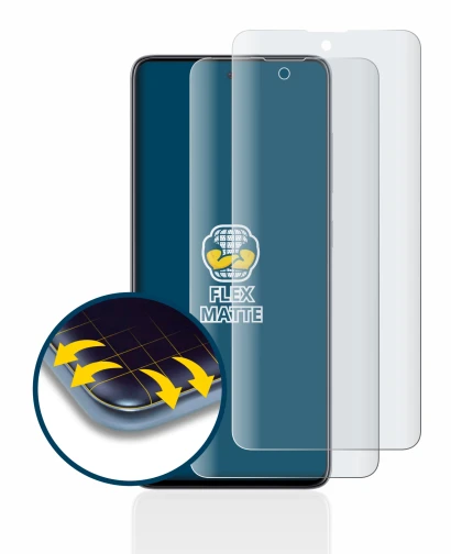 Immagine del dispositivo Samsung Galaxy A51 con un'ampia varietà di protezioni per lo schermo.