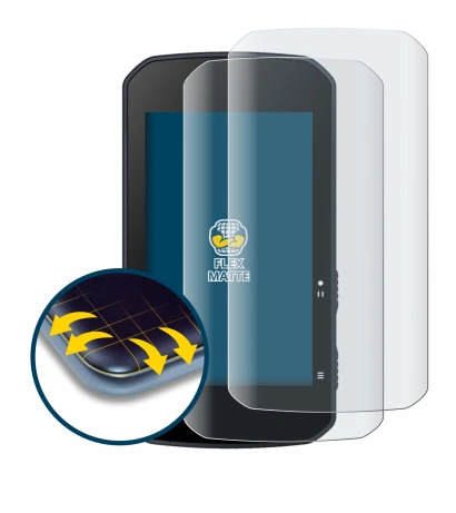 Immagine del dispositivo Bryton Rider 750 con un'ampia varietà di protezioni per lo schermo.