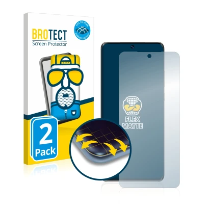 Parte frontale di una confezione del prodotto con il logo del marchio BROTECT. Accanto è raffigurato il dispositivo Huawei P50