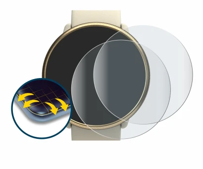 Immagine del dispositivo Polar Ignite 2 con un'ampia varietà di protezioni per lo schermo.