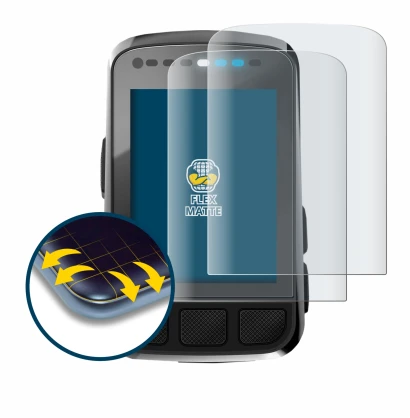 Immagine del dispositivo Wahoo Elemnt Bolt V2 GPS con un'ampia varietà di protezioni per lo schermo.