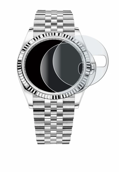 Immagine del dispositivo Rolex Datejust 36 con un'ampia varietà di protezioni per lo schermo.