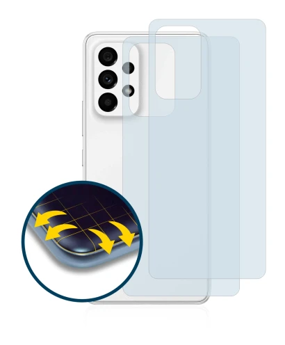 Immagine del dispositivo Samsung Galaxy A53 5G (Posteriore) con un'ampia varietà di protezioni per lo schermo.