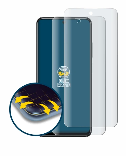 Immagine del dispositivo Xiaomi Poco M4 Pro con un'ampia varietà di protezioni per lo schermo.