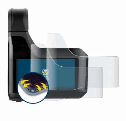 Immagine del dispositivo Shimano Steps SC-EM800 con un'ampia varietà di protezioni per lo schermo.