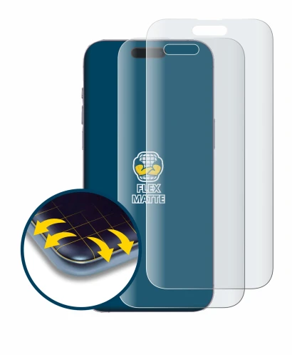 Immagine del dispositivo Apple iPhone 14 Pro Max con un'ampia varietà di protezioni per lo schermo.