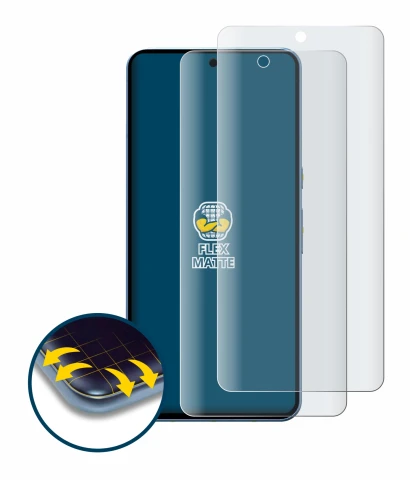 Immagine del dispositivo Google Pixel 8 Pro con un'ampia varietà di protezioni per lo schermo.
