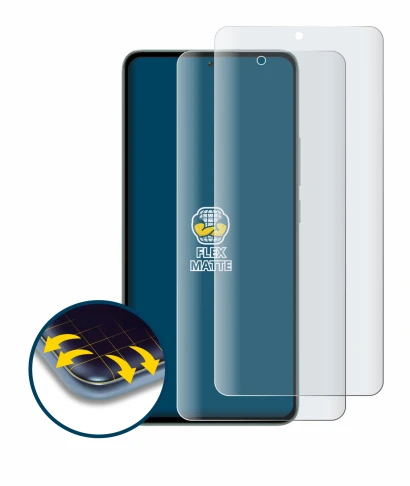 Immagine del dispositivo Xiaomi 13T Pro con un'ampia varietà di protezioni per lo schermo.