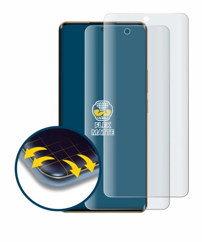 Immagine del dispositivo realme 12 Pro Plus con un'ampia varietà di protezioni per lo schermo.
