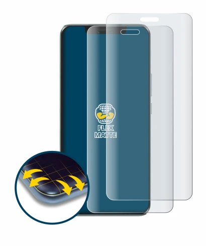 Immagine del dispositivo Honor Magic 6 Pro con un'ampia varietà di protezioni per lo schermo.