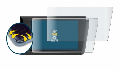 Immagine del dispositivo Bosch Purion 400 con un'ampia varietà di protezioni per lo schermo.