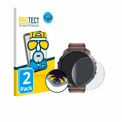 Parte frontale di una confezione del prodotto con il logo del marchio BROTECT. Accanto è raffigurato il dispositivo Polar Grit