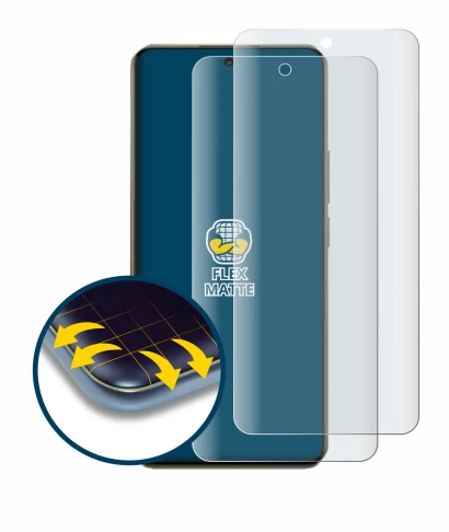 Immagine del dispositivo realme 14 Pro con un'ampia varietà di protezioni per lo schermo.