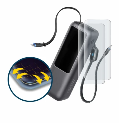 Immagine del dispositivo Anker Laptop Powerbank A1695 con un'ampia varietà di protezioni per lo schermo.