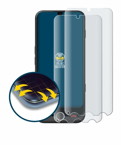 Immagine del dispositivo Doro Aurora A30 con un'ampia varietà di protezioni per lo schermo.