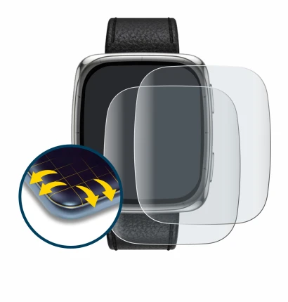 Immagine del dispositivo Amazfit Active 2 (rettangolare) con un'ampia varietà di protezioni per lo schermo.