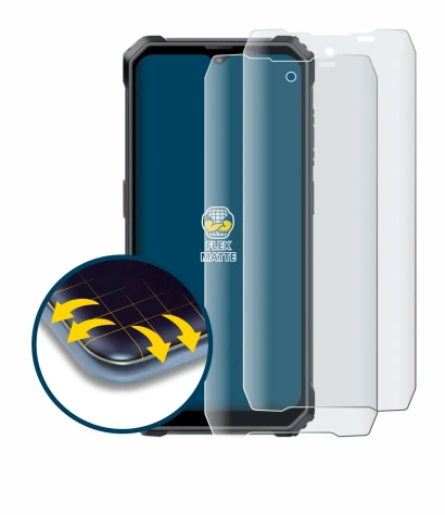 Immagine del dispositivo Blackview BL7000 con un'ampia varietà di protezioni per lo schermo.