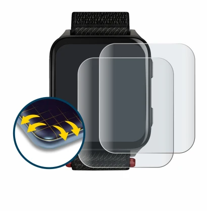 Immagine del dispositivo Garmin Venu X1 con un'ampia varietà di protezioni per lo schermo.