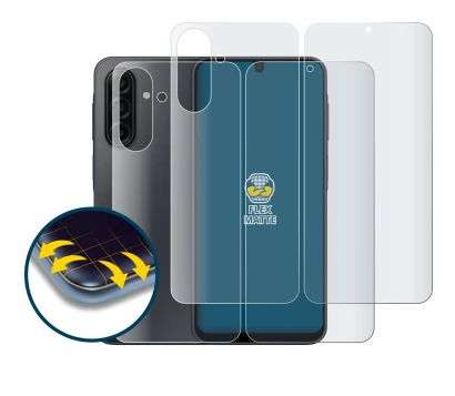 Immagine del dispositivo Samsung Galaxy A17 5G (Fronte+Retro) con un'ampia varietà di protezioni per lo schermo.