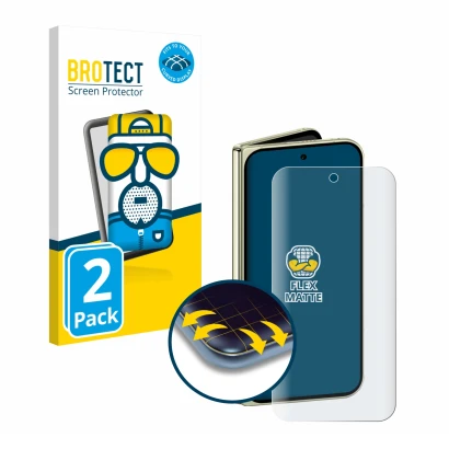 Parte frontale di una confezione del prodotto con il logo del marchio BROTECT. Accanto è raffigurato il dispositivo Google Pix