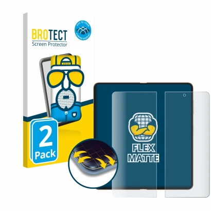 Parte frontale di una confezione del prodotto con il logo del marchio BROTECT. Accanto è raffigurato il dispositivo Honor Magi