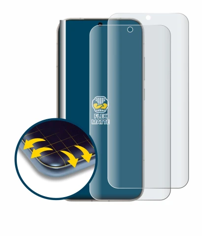 Immagine del dispositivo Honor Magic 8 con un'ampia varietà di protezioni per lo schermo.