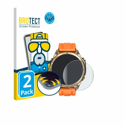 Parte frontale di una confezione del prodotto con il logo del marchio BROTECT. Accanto è raffigurato il dispositivo Doogee Any