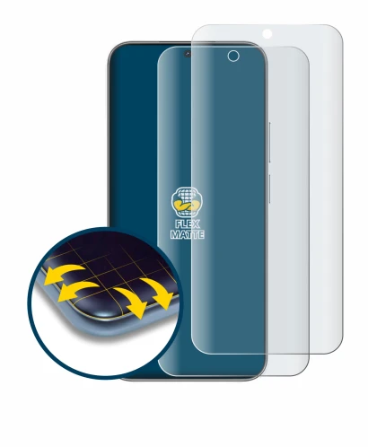 Immagine del dispositivo Huawei Nova 14 con un'ampia varietà di protezioni per lo schermo.