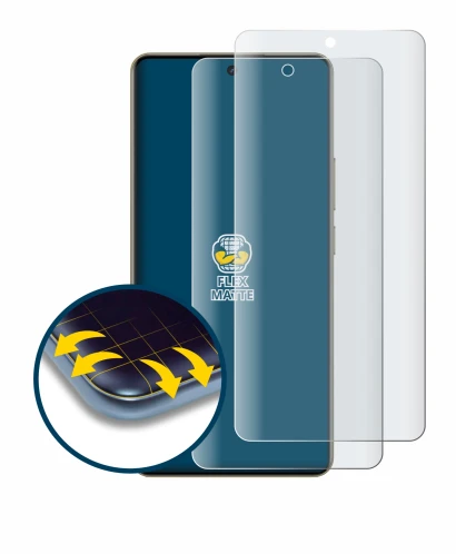 Immagine del dispositivo realme 16 Pro Plus con un'ampia varietà di protezioni per lo schermo.