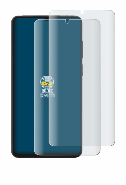 Immagine del dispositivo Honor X6d con un'ampia varietà di protezioni per lo schermo.