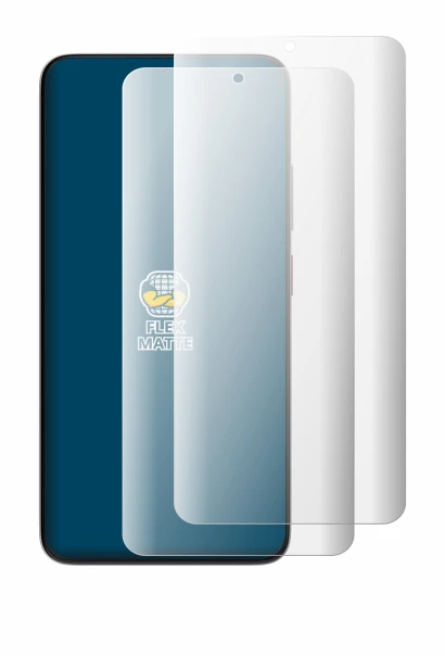 Immagine del dispositivo ZTE Blade V80 Max con un'ampia varietà di protezioni per lo schermo.