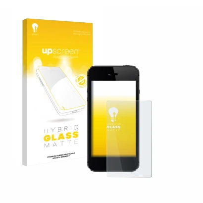 Parte frontale di una confezione del prodotto con il logo del marchio upscreen. Accanto è raffigurato il dispositivo con la re