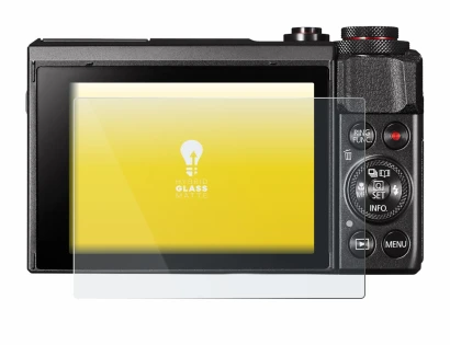 Immagine del dispositivo Canon PowerShot G7 X Mark II con un'ampia varietà di protezioni per lo schermo.