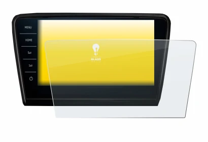 Immagine del dispositivo Skoda Octavia 2017 Infotainment System Columbus con un'ampia varietà di protezioni per lo schermo.