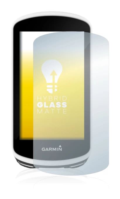 Immagine del dispositivo Garmin Edge 1030 con un'ampia varietà di protezioni per lo schermo.