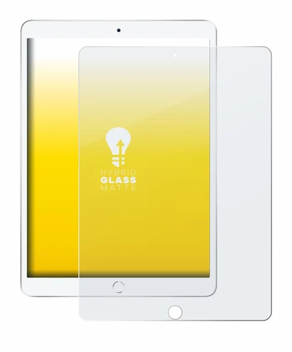 Immagine del dispositivo Apple iPad Air 2019 (3a Gen.) con un'ampia varietà di protezioni per lo schermo.