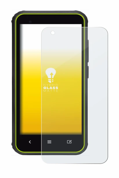 Immagine del dispositivo SkyCaddie SX400 con un'ampia varietà di protezioni per lo schermo.