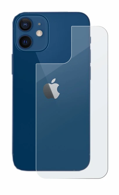 Immagine del dispositivo Apple iPhone 12 (Posteriore) con un'ampia varietà di protezioni per lo schermo.