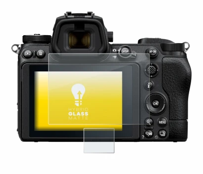 Immagine del dispositivo Nikon Z 6 II con un'ampia varietà di protezioni per lo schermo.