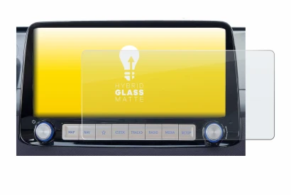 Immagine del dispositivo Hyundai Kona 2020 Infotainment System 10" con un'ampia varietà di protezioni per lo schermo.