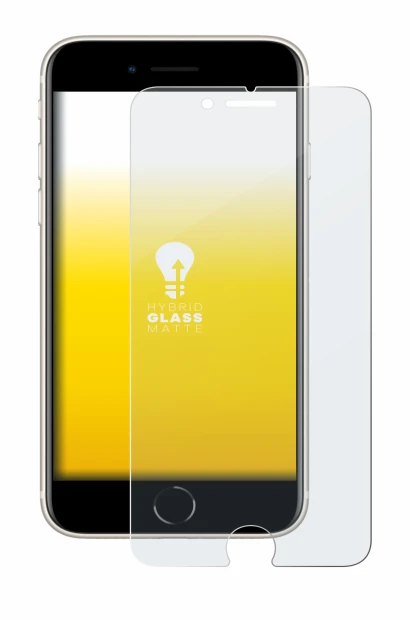 Immagine del dispositivo Apple iPhone SE 3 2022 con un'ampia varietà di protezioni per lo schermo.