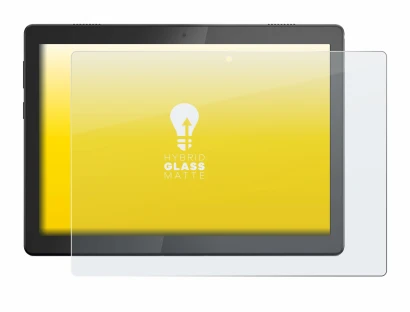 Immagine del dispositivo Lenovo Tab M10 TB-X505F con un'ampia varietà di protezioni per lo schermo.