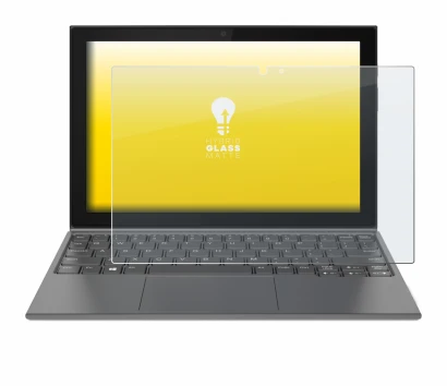 Immagine del dispositivo Lenovo IdeaPad Duet 3 10IGL5-LTE con un'ampia varietà di protezioni per lo schermo.