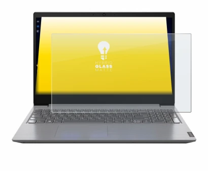 Immagine del dispositivo Lenovo V15 82C500G4GE con un'ampia varietà di protezioni per lo schermo.